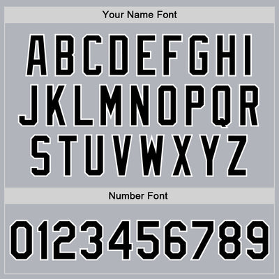 Custom Gray Black-White Bomber Full-Snap Varsity Faux Leather Letterman Jacket