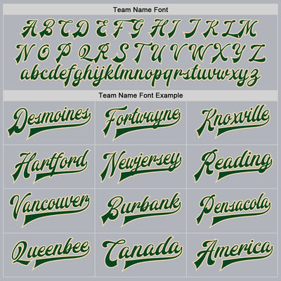 Custom Gray Green-Cream Bomber Full-Snap Varsity Faux Leather Letterman Jacket