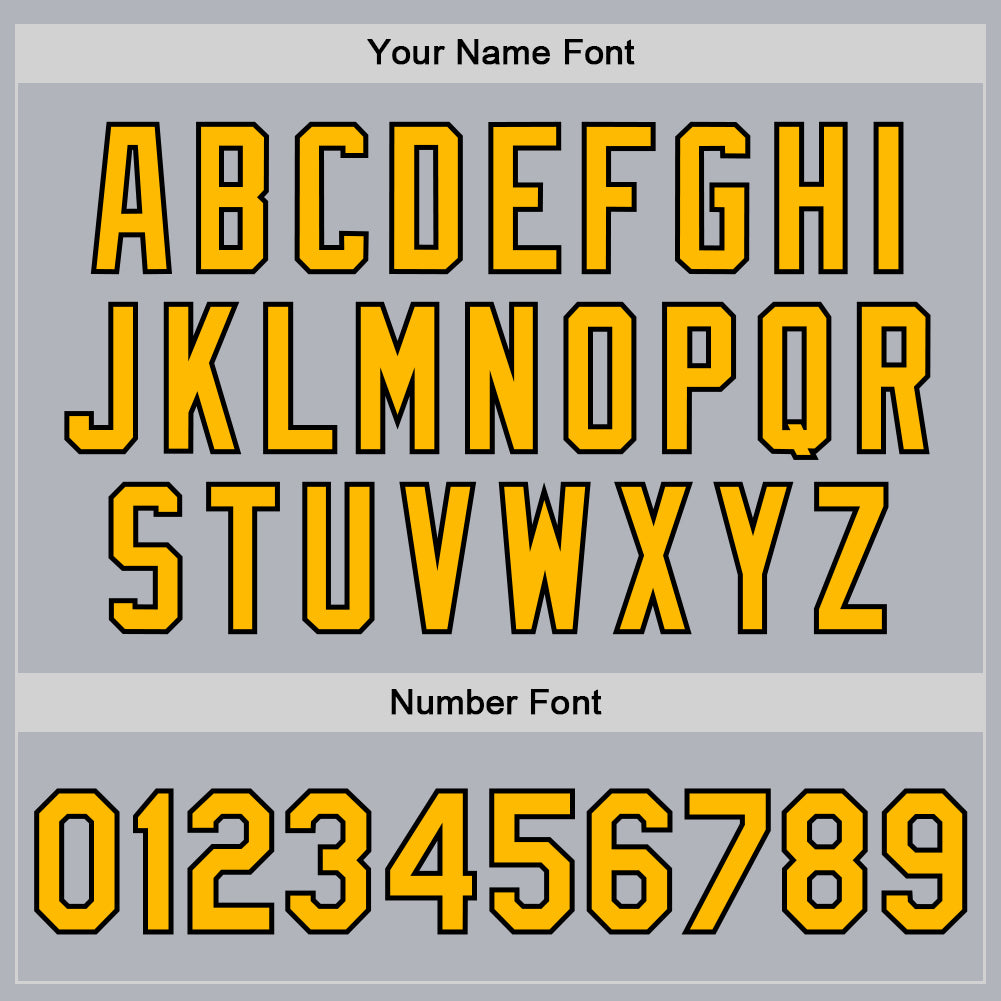 Custom Gray Gold-Black Bomber Full-Snap Varsity Faux Leather Letterman Jacket