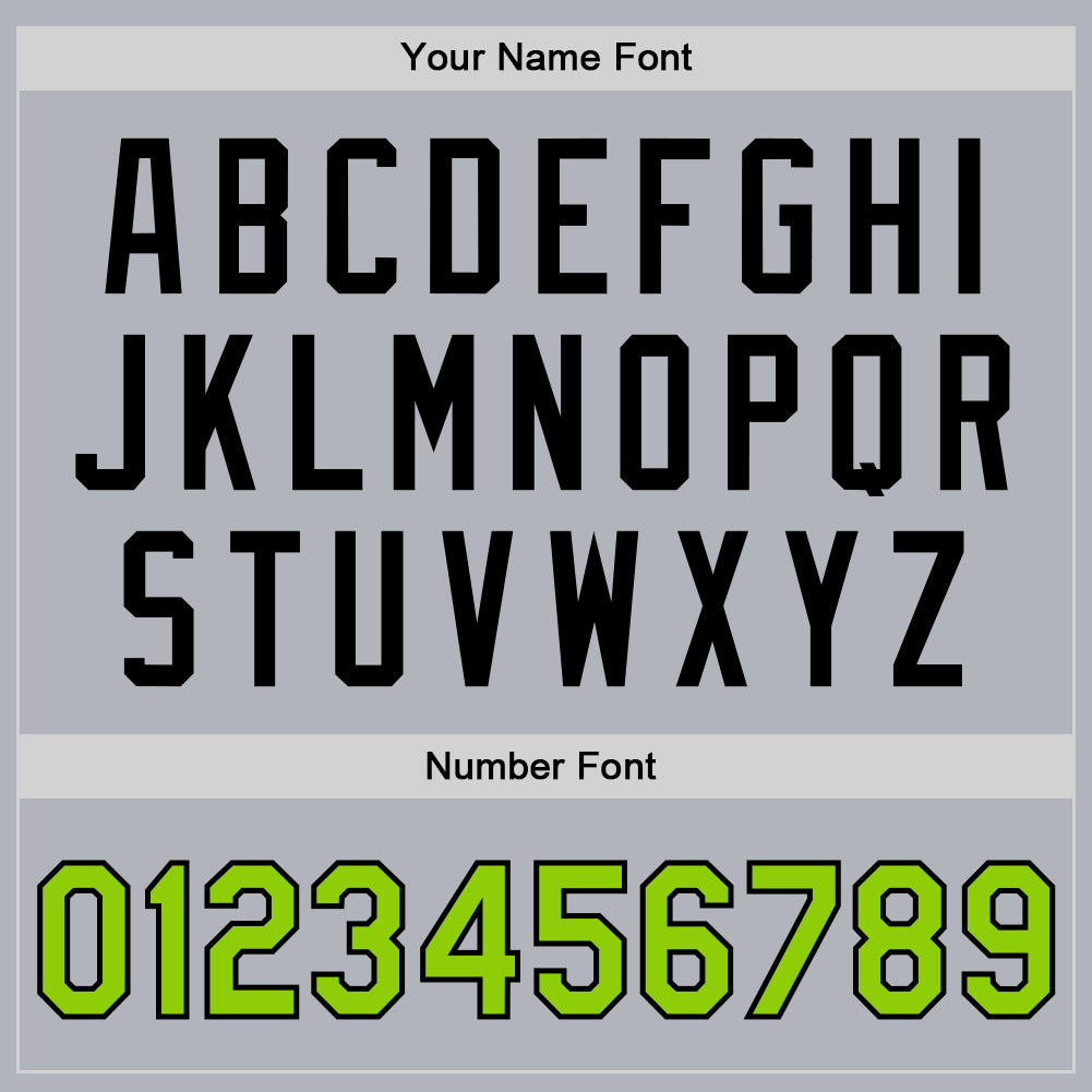 Custom Gray Neon Green-Black Bomber Full-Snap Varsity Faux Leather Letterman Jacket