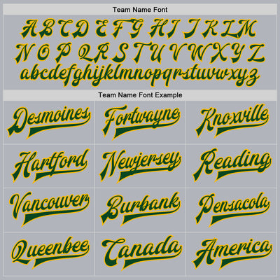 Custom Gray Green-Gold Bomber Full-Snap Varsity Faux Leather Letterman Jacket