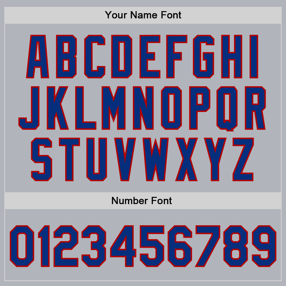 Custom Gray Royal-Red Bomber Full-Snap Varsity Faux Leather Letterman Jacket