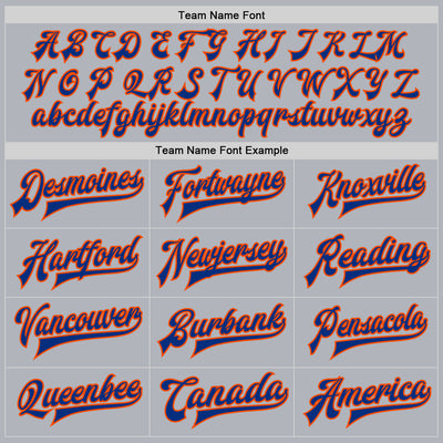 Custom Gray Royal-Orange Bomber Full-Snap Varsity Faux Leather Letterman Jacket