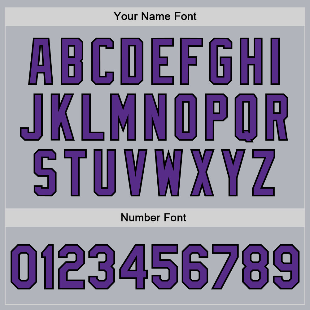 Custom Gray Purple-Black Bomber Full-Snap Varsity Faux Leather Letterman Jacket