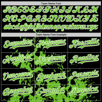 Custom Black Aurora Green-White Splash Art 3D Pattern Design Bomber Full-Snap Varsity Letterman Hoodie Jacket