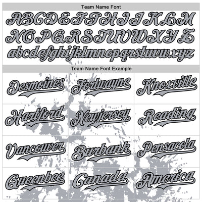 Custom White Black-Gray Splash Art 3D Pattern Design Bomber Full-Snap Varsity Letterman Hoodie Jacket