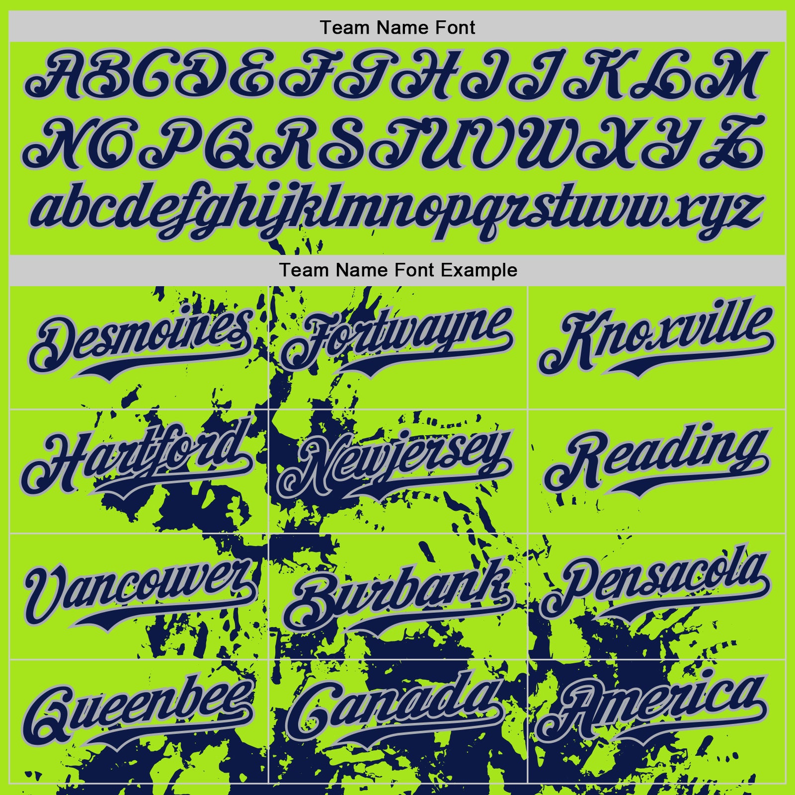 Custom Neon Green Navy-Gray Splash Art 3D Pattern Design Bomber Full-Snap Varsity Letterman Hoodie Jacket