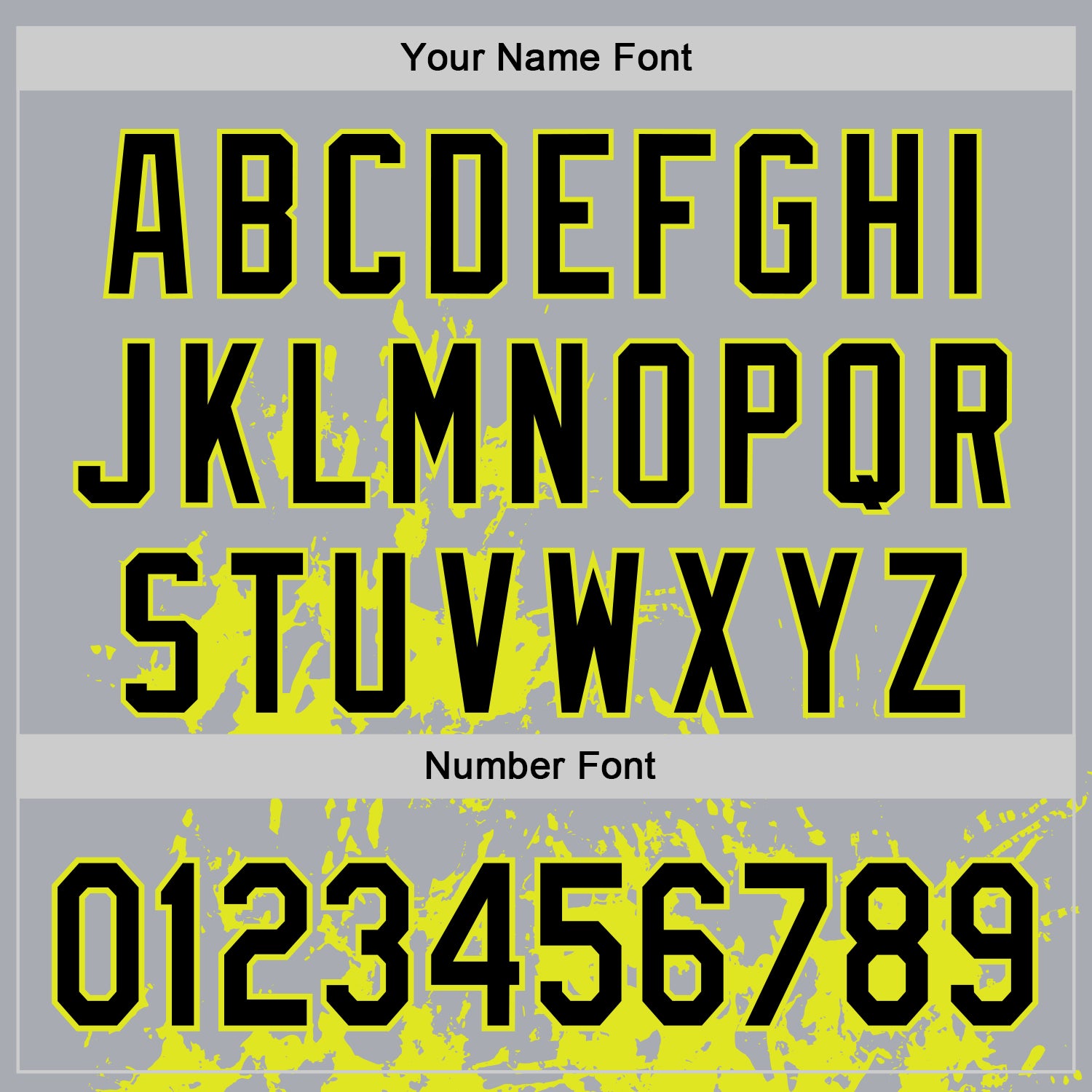 Custom Gray Black-Neon Yellow Splash Art 3D Pattern Design Bomber Full-Snap Varsity Letterman Hoodie Jacket