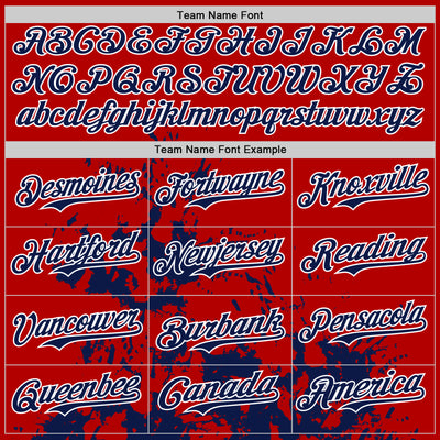 Custom Red Navy-White Splash Art 3D Pattern Design Bomber Full-Snap Varsity Letterman Hoodie Jacket