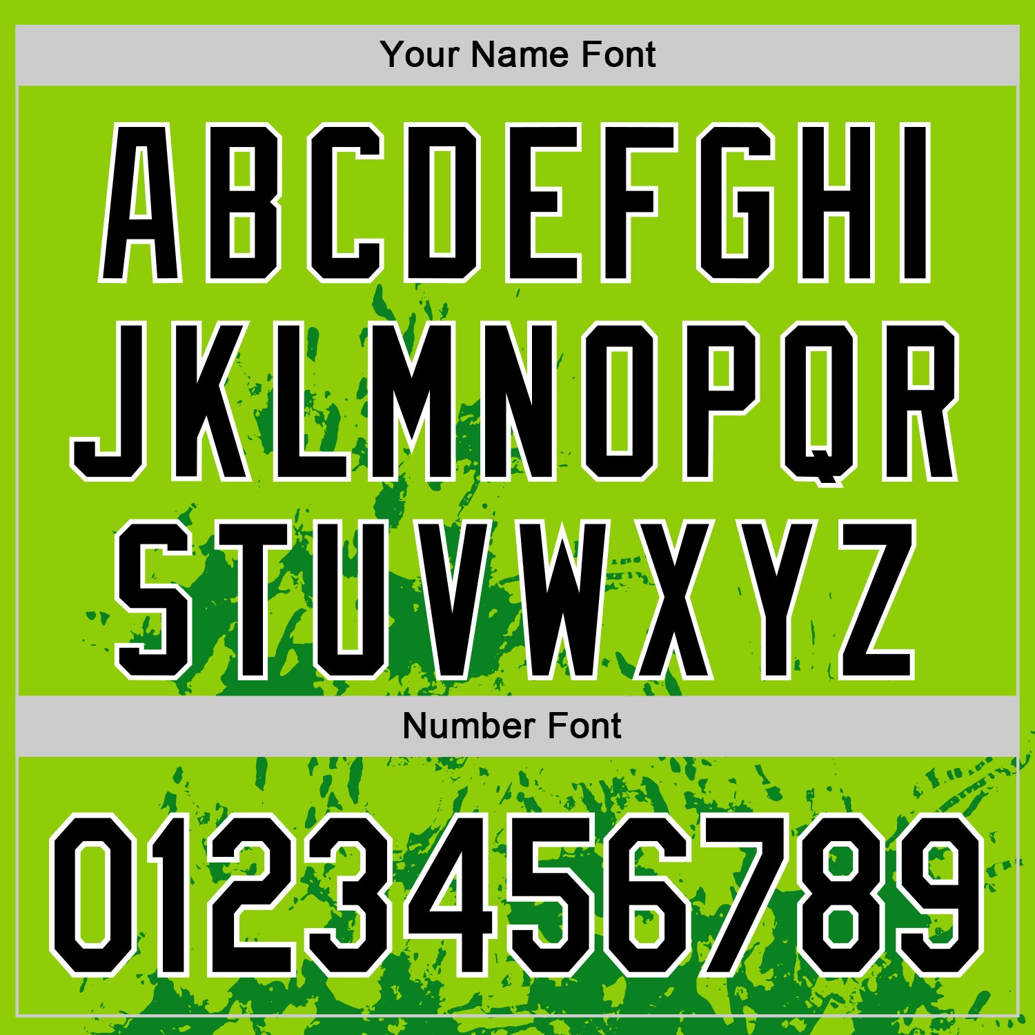 Custom Neon Green Black Grass Green-White Splash Art 3D Pattern Design Bomber Full-Snap Varsity Letterman Hoodie Jacket