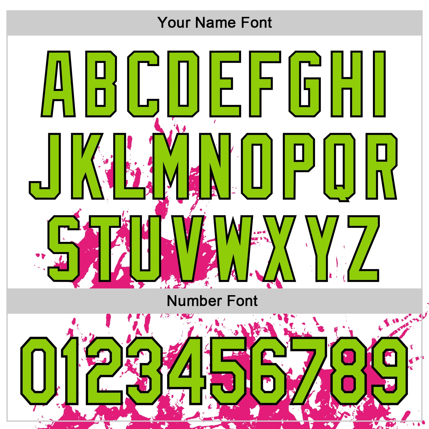 Custom White Neon Green Hot Pink-Black Splash Art 3D Pattern Design Bomber Full-Snap Varsity Letterman Hoodie Jacket