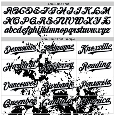 Custom White Black-Gray Splash Art 3D Pattern Design Bomber Full-Snap Varsity Letterman Hoodie Jacket