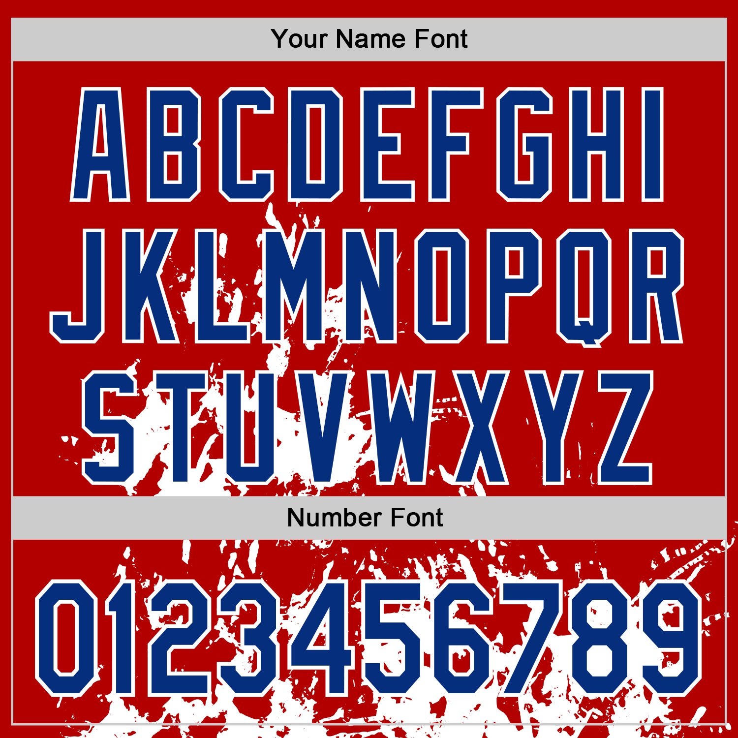 Custom Red Royal Black-White Splash Art 3D Pattern Design Bomber Full-Snap Varsity Letterman Hoodie Jacket