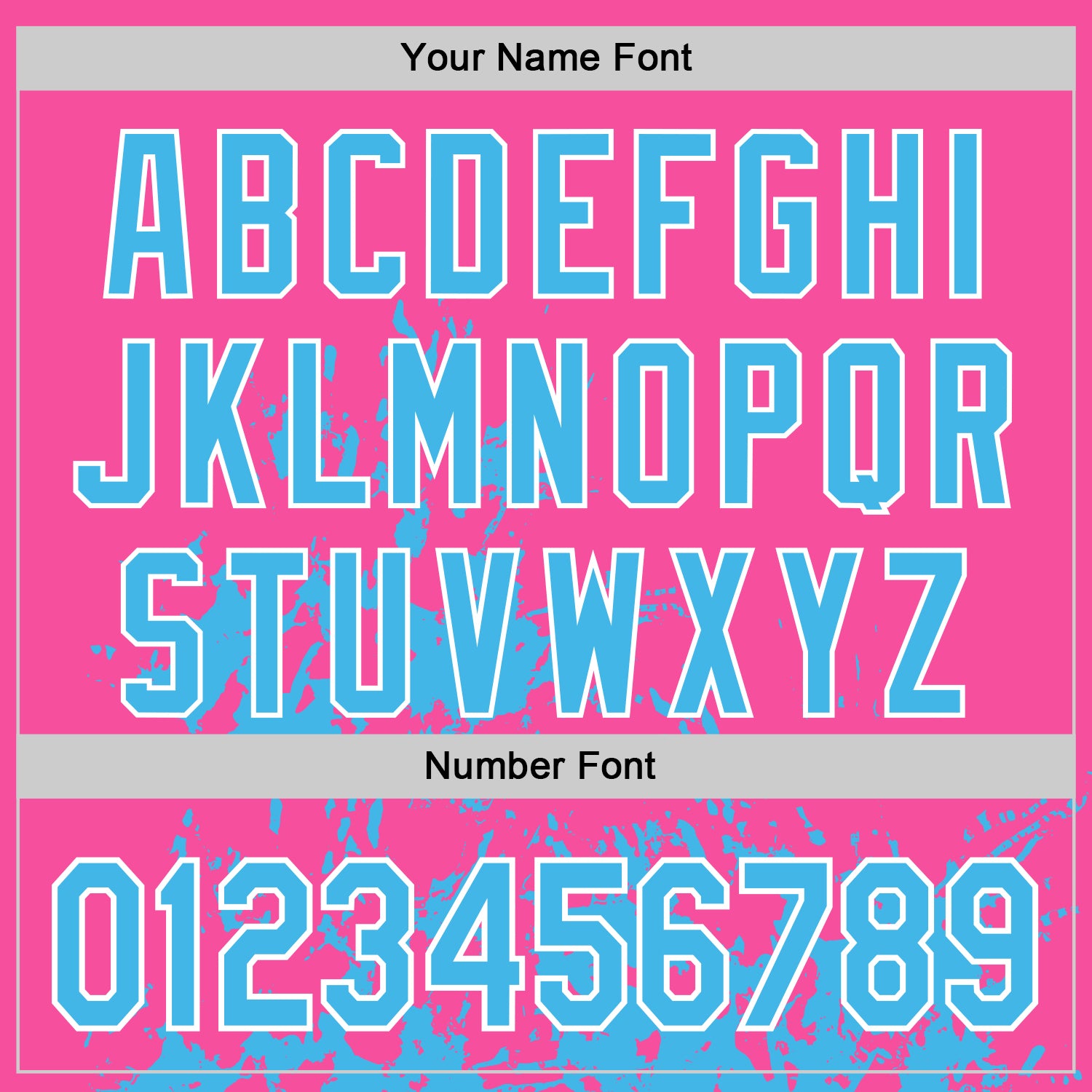 Custom Pink Sky Blue Black-White Splash Art 3D Pattern Design Bomber Full-Snap Varsity Letterman Hoodie Jacket