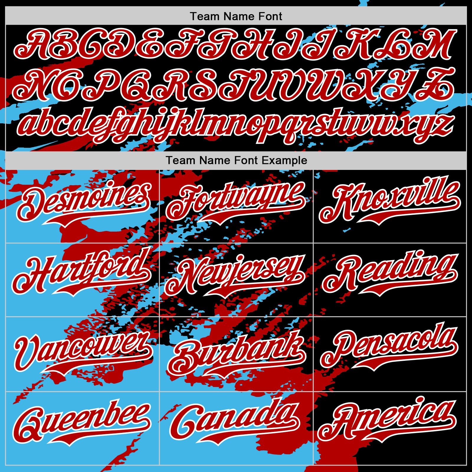 Custom Black Red Sky Blue-White Splash Art 3D Pattern Design Bomber Full-Snap Varsity Letterman Hoodie Jacket