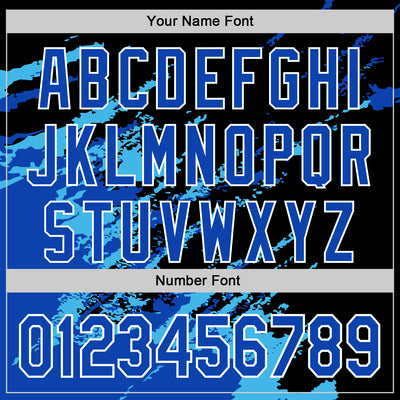 Custom Black Thunder Blue Sky Blue Pink-White Splash Art 3D Pattern Design Bomber Full-Snap Varsity Letterman Hoodie Jacket