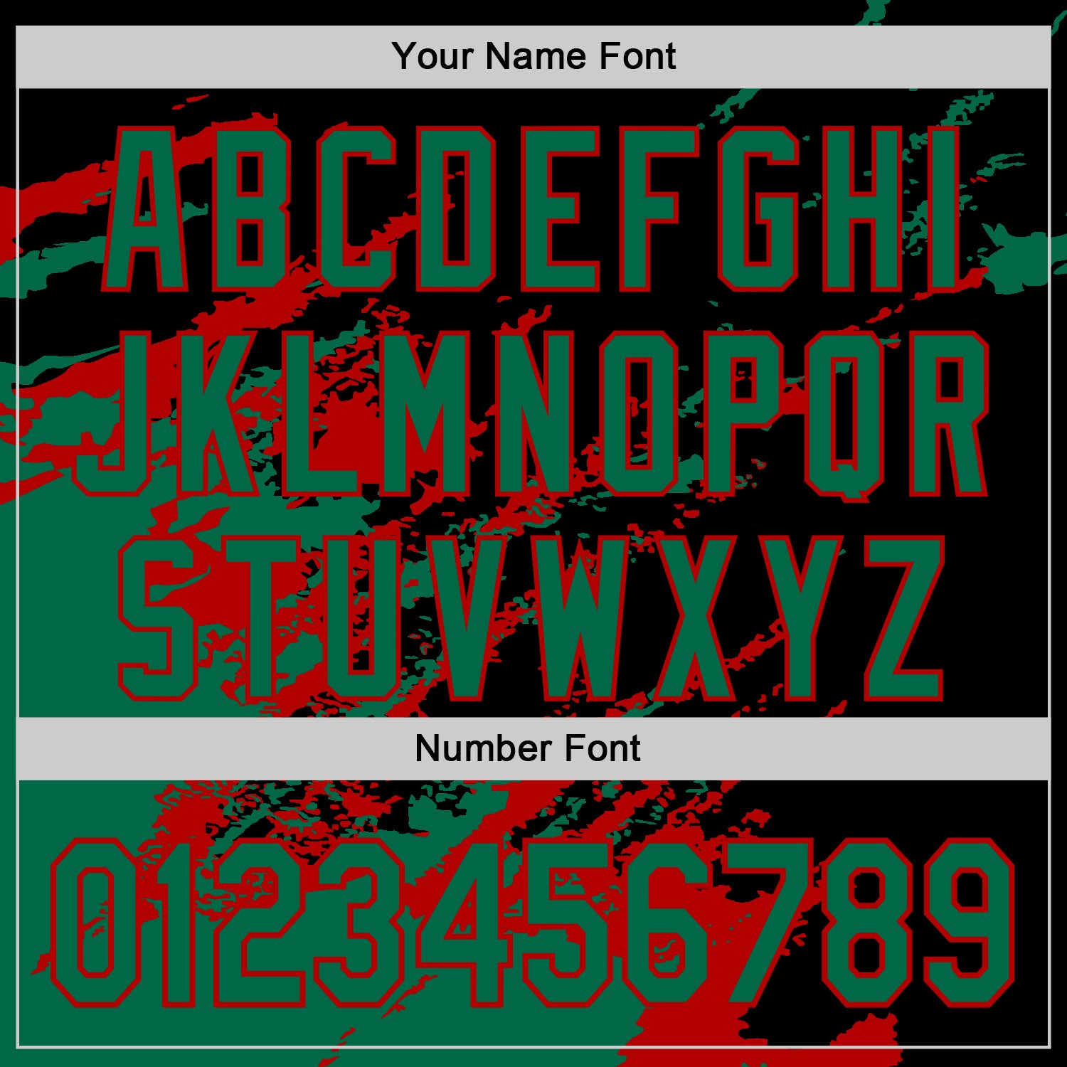 Custom Black Kelly Green-Red Splash Art 3D Pattern Design Bomber Full-Snap Varsity Letterman Hoodie Jacket