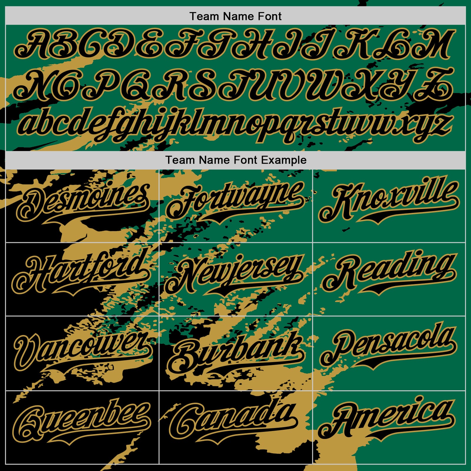 Custom Kelly Green Black-Old Gold Splash Art 3D Pattern Design Bomber Full-Snap Varsity Letterman Hoodie Jacket