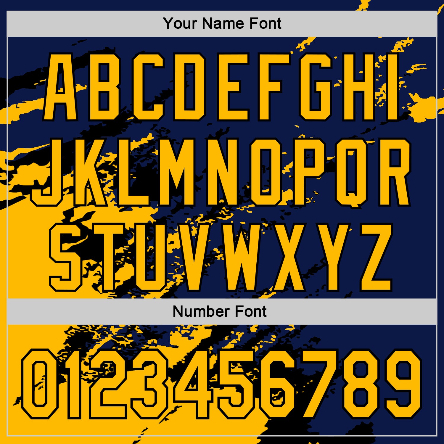 Custom Royal Gold-Black Splash Art 3D Pattern Design Bomber Full-Snap Varsity Letterman Hoodie Jacket