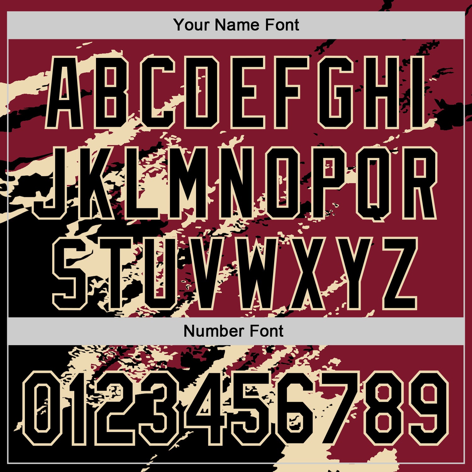 Custom Crimson Black-Cream Splash Art 3D Pattern Design Bomber Full-Snap Varsity Letterman Hoodie Jacket