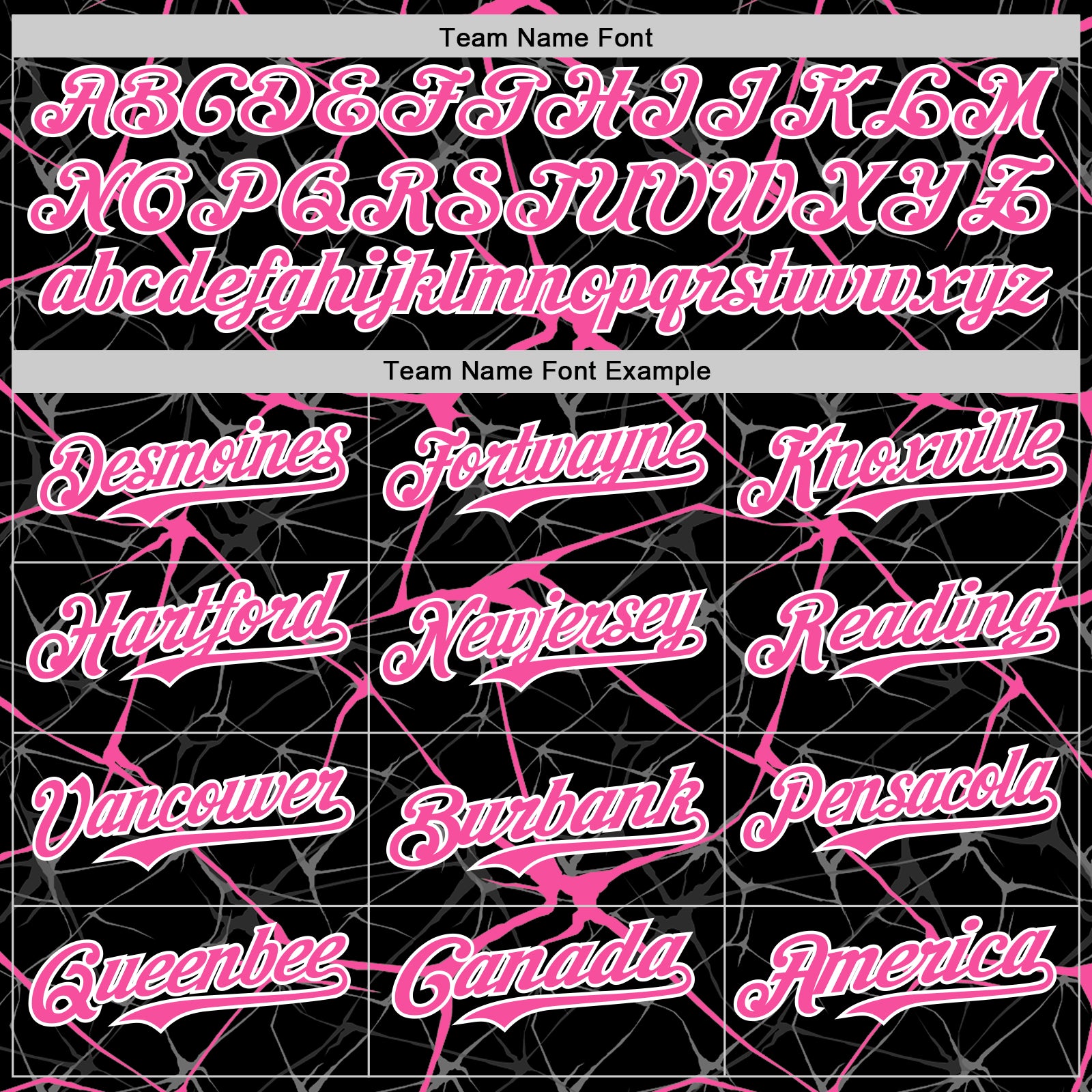 Custom Black Pink-White Abstract Network 3D Pattern Design Bomber Full-Snap Varsity Letterman Hoodie Jacket