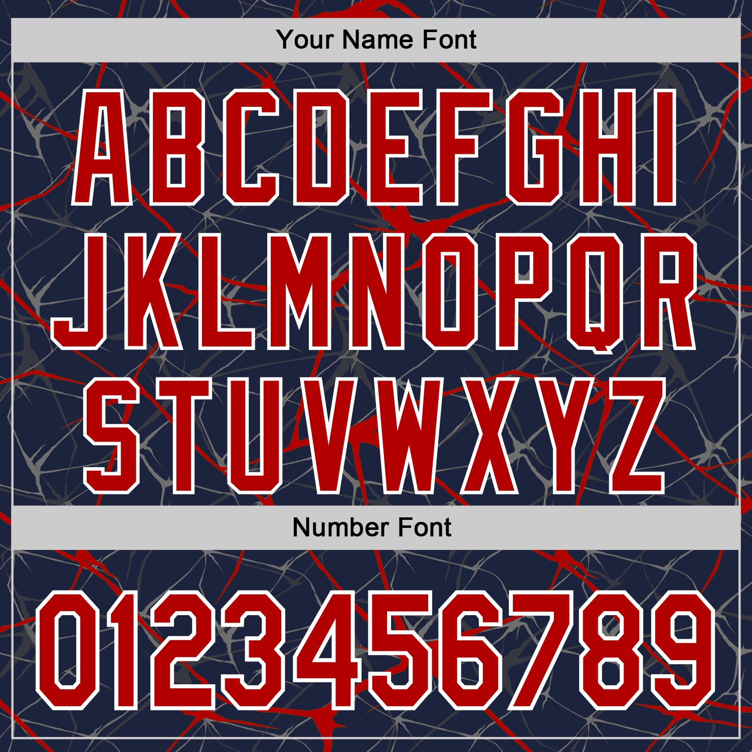 Custom Navy Red-White Abstract Network 3D Pattern Design Bomber Full-Snap Varsity Letterman Hoodie Jacket