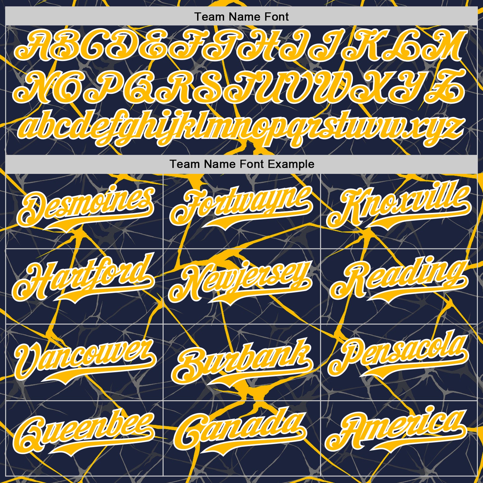 Custom Navy Gold-White Abstract Network 3D Pattern Design Bomber Full-Snap Varsity Letterman Hoodie Jacket