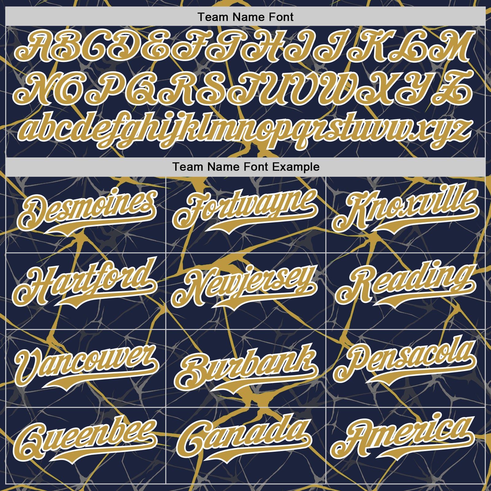 Custom Navy Old Gold-White Abstract Network 3D Pattern Design Bomber Full-Snap Varsity Letterman Hoodie Jacket