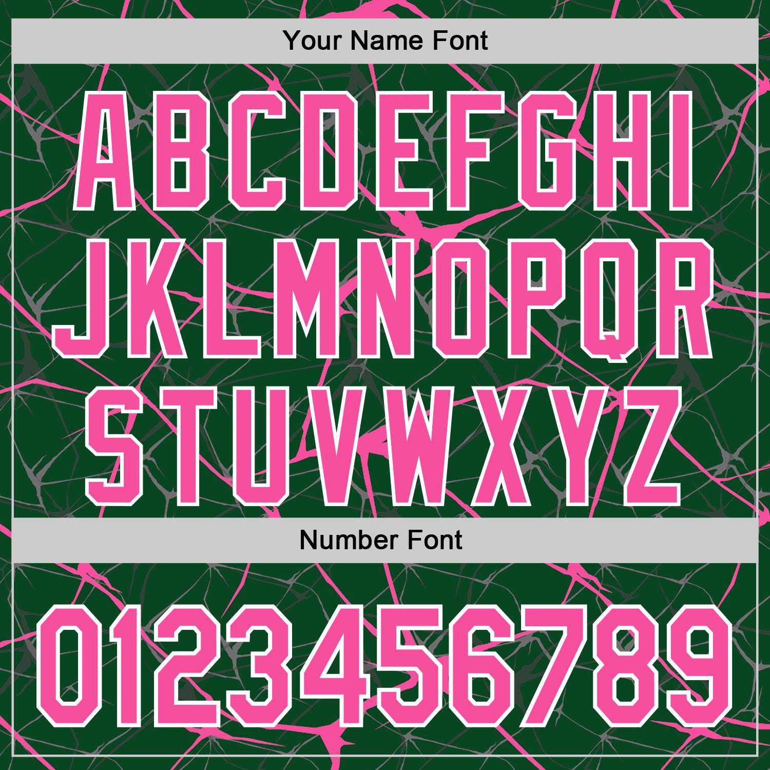 Custom Green Pink-White Abstract Network 3D Pattern Design Bomber Full-Snap Varsity Letterman Hoodie Jacket