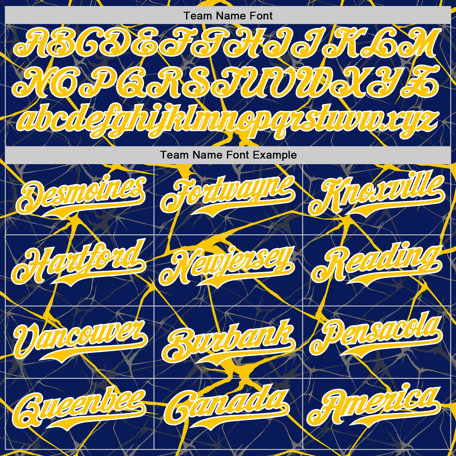 Custom Royal Yellow-White Abstract Network 3D Pattern Design Bomber Full-Snap Varsity Letterman Hoodie Jacket