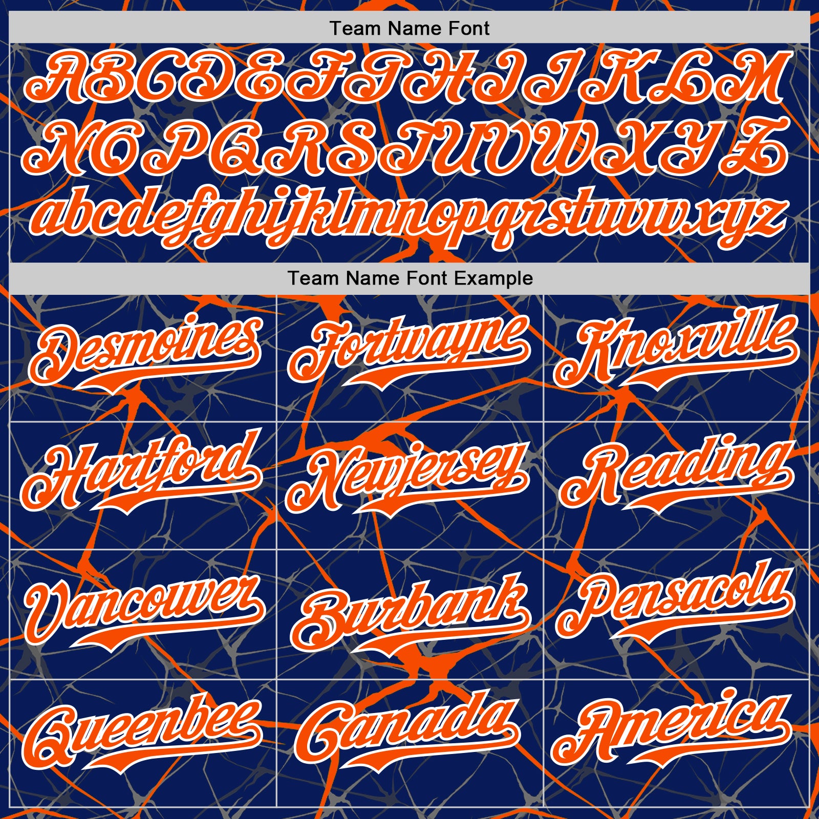 Custom Royal Orange-White Abstract Network 3D Pattern Design Bomber Full-Snap Varsity Letterman Hoodie Jacket