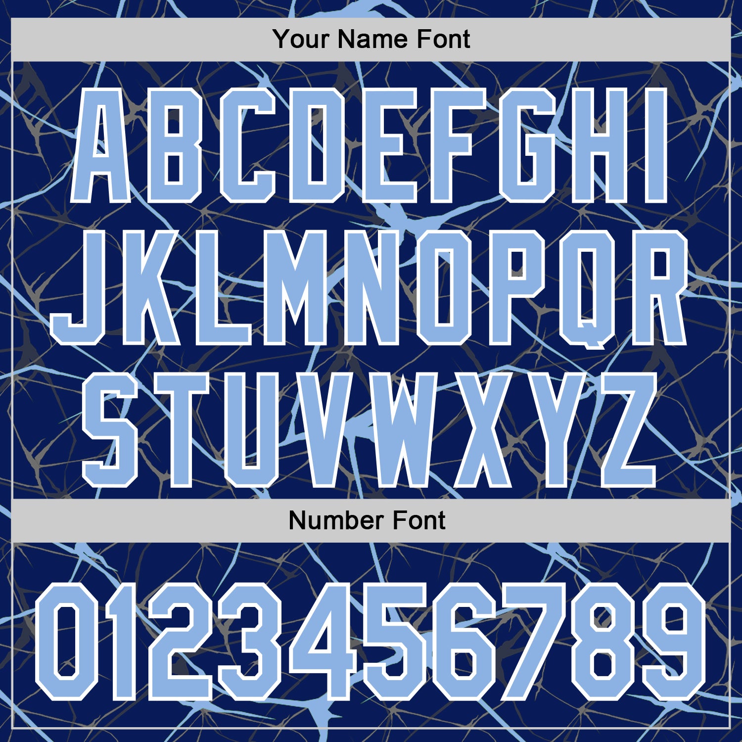 Custom Royal Light Blue-White Abstract Network 3D Pattern Design Bomber Full-Snap Varsity Letterman Hoodie Jacket