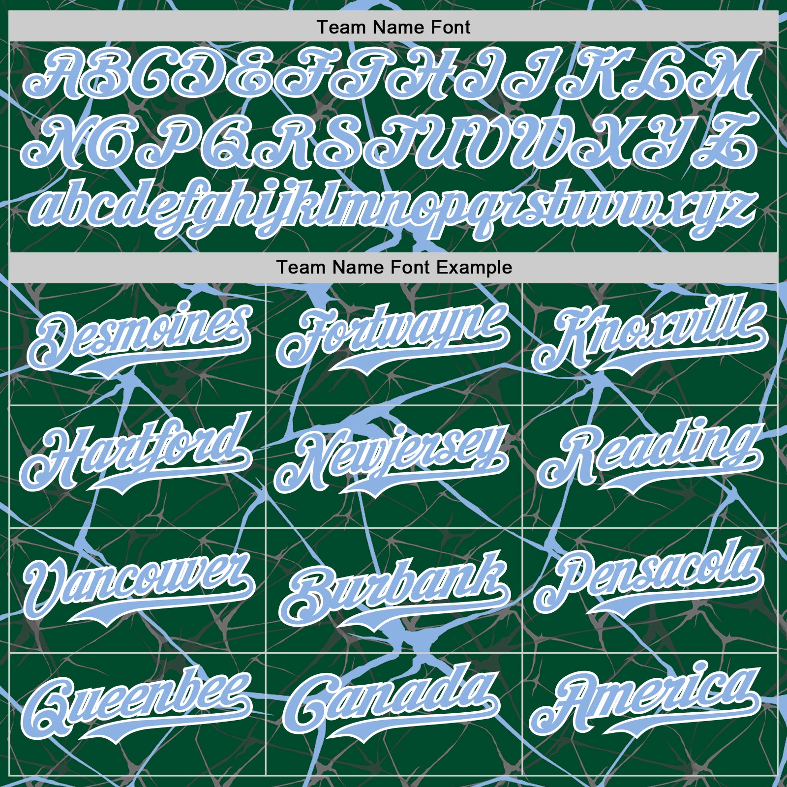 Custom Kelly Green Light Blue-White Abstract Network 3D Pattern Design Bomber Full-Snap Varsity Letterman Hoodie Jacket