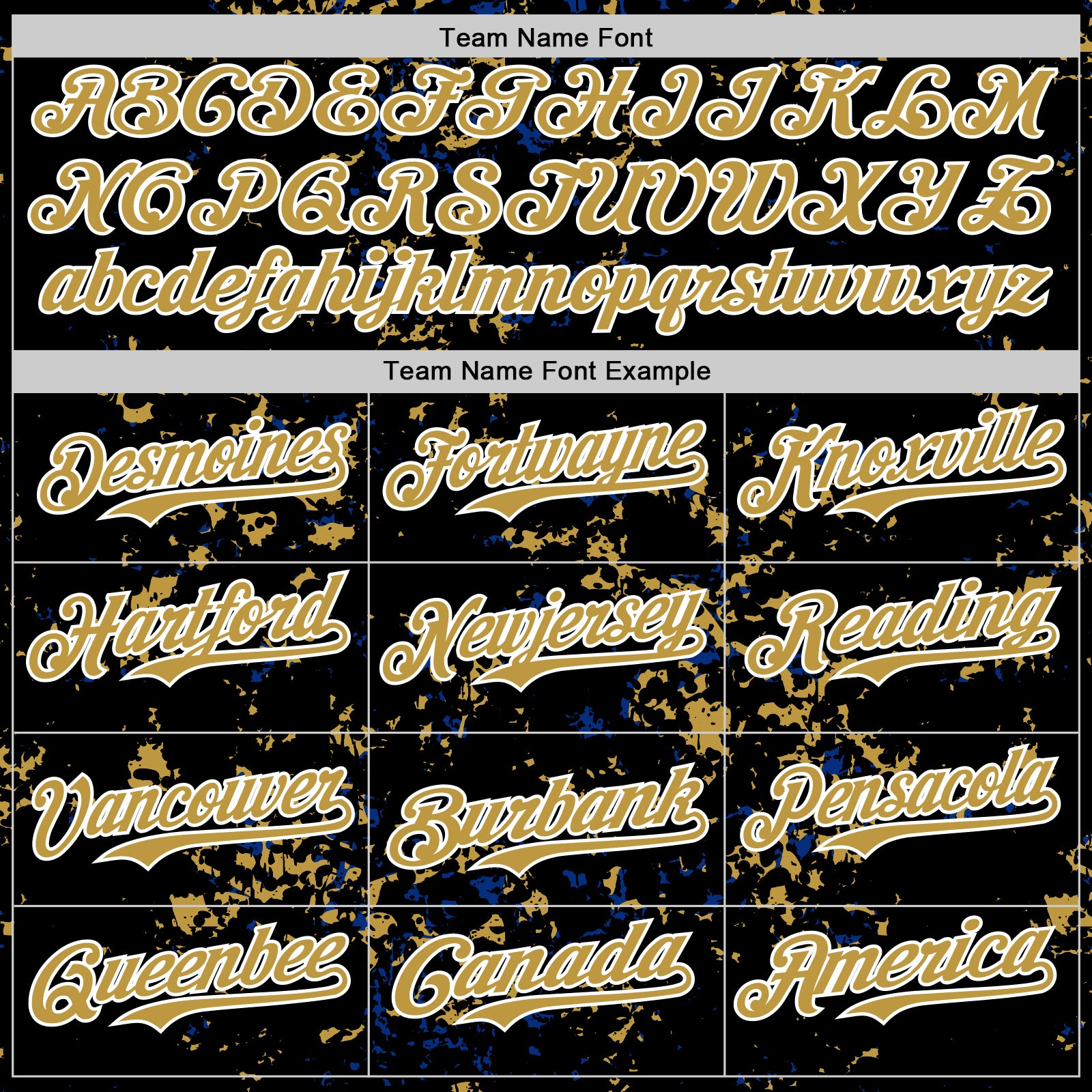 Custom Black Old Gold Royal-White Fragment Pattern Bomber Full-Snap Varsity Letterman Hoodie Jacket