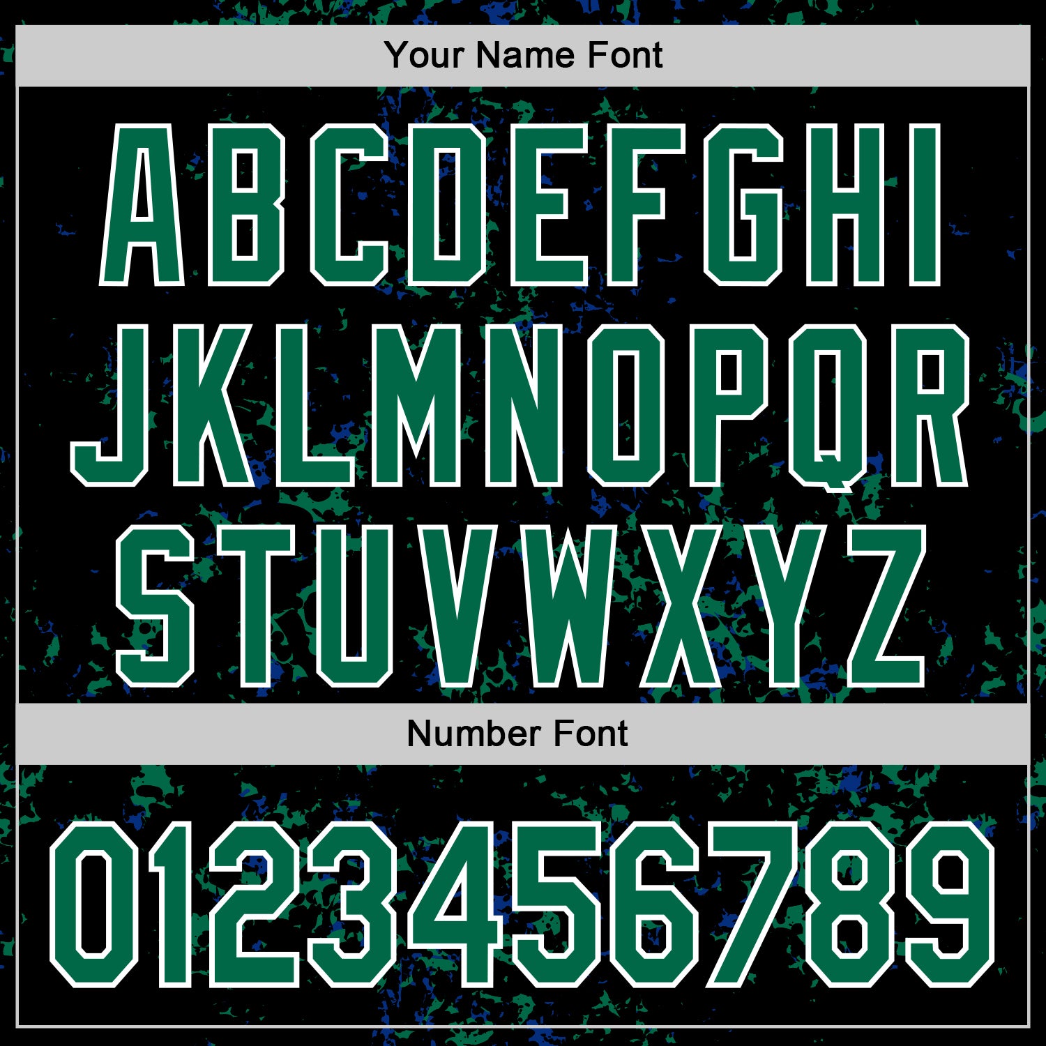 Custom Black Kelly Green Royal-White Fragment Pattern Bomber Full-Snap Varsity Letterman Hoodie Jacket