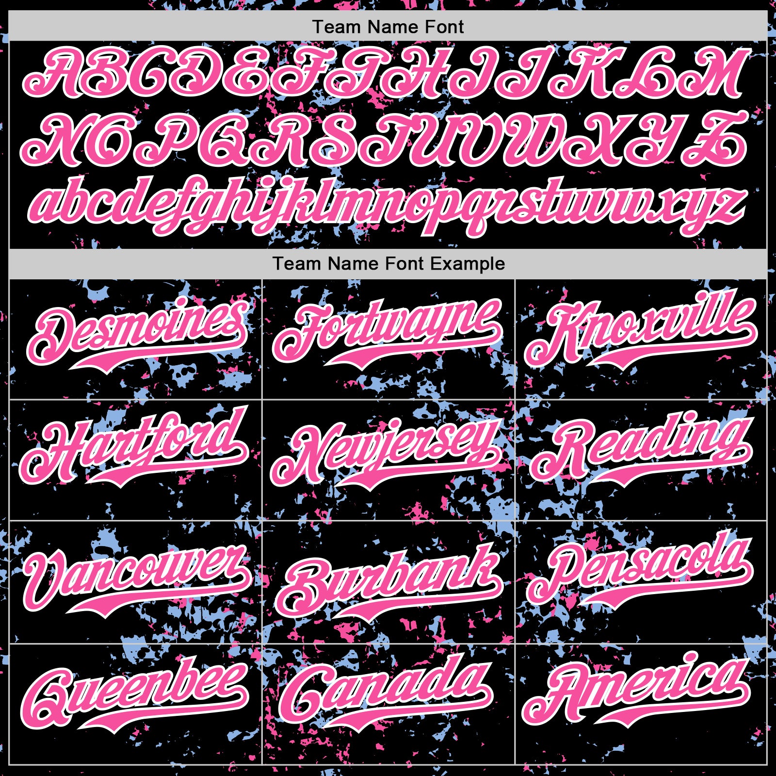 Custom Black Pink Light Blue-White Fragment Pattern Bomber Full-Snap Varsity Letterman Hoodie Jacket