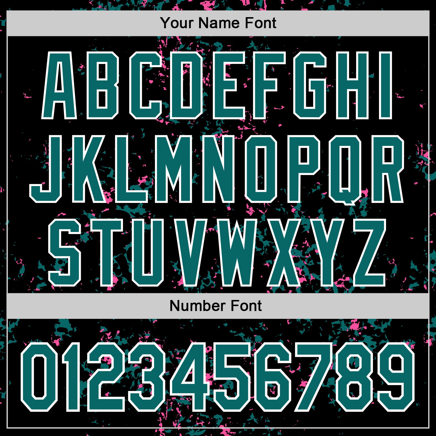 Custom Black Teal Pink-White Fragment Pattern Bomber Full-Snap Varsity Letterman Hoodie Jacket