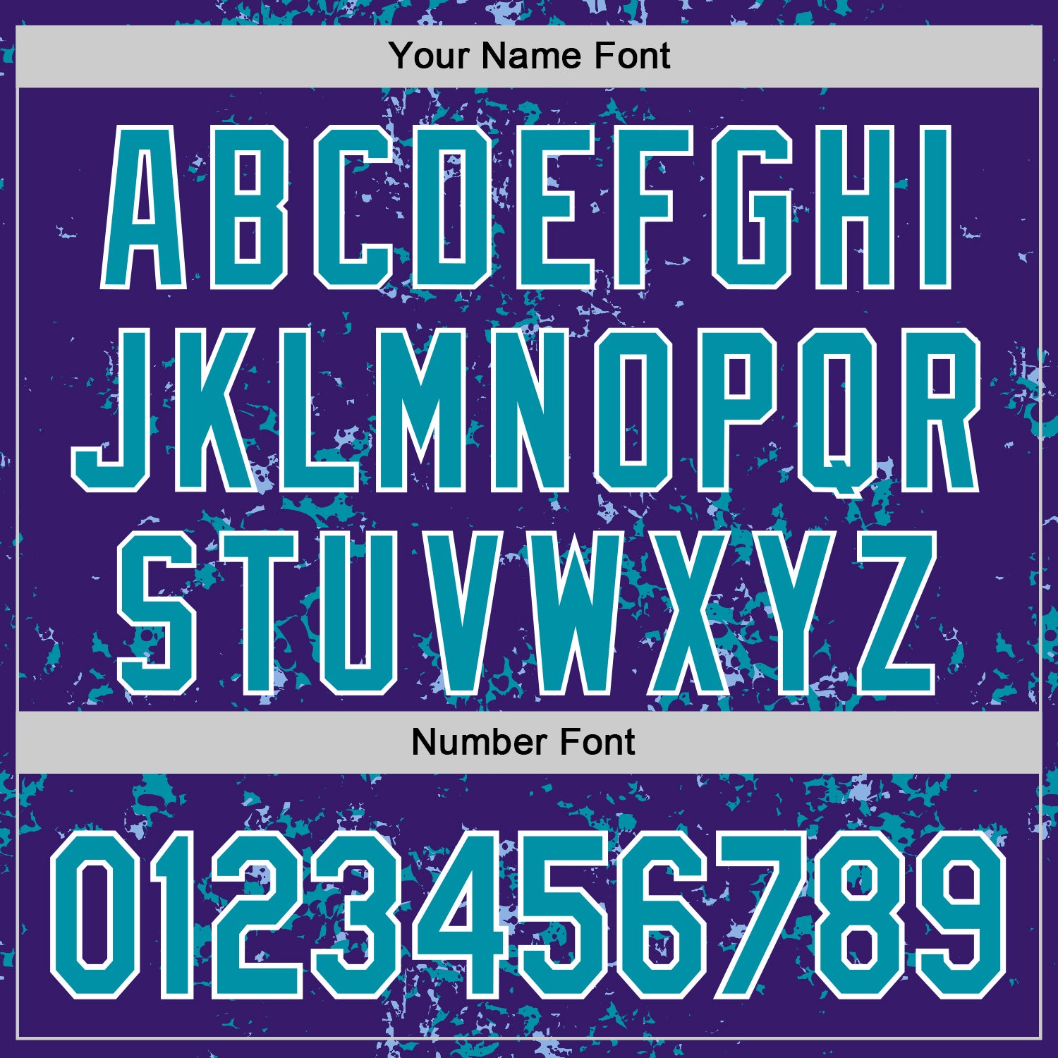 Custom Purple Teal Light Blue-White Fragment Pattern Bomber Full-Snap Varsity Letterman Hoodie Jacket