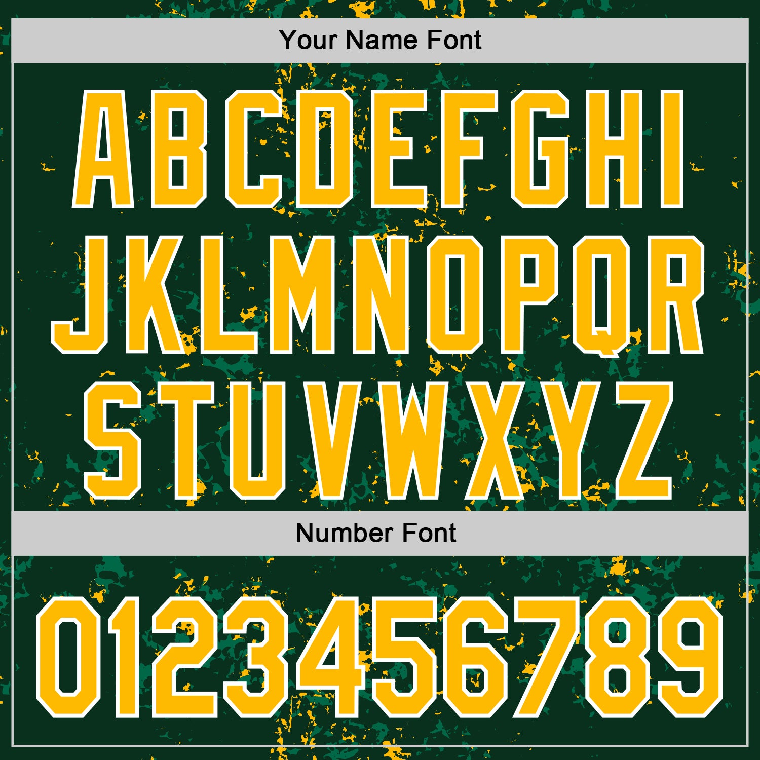 Custom Green Gold Kelly Green-White Fragment Pattern Bomber Full-Snap Varsity Letterman Hoodie Jacket