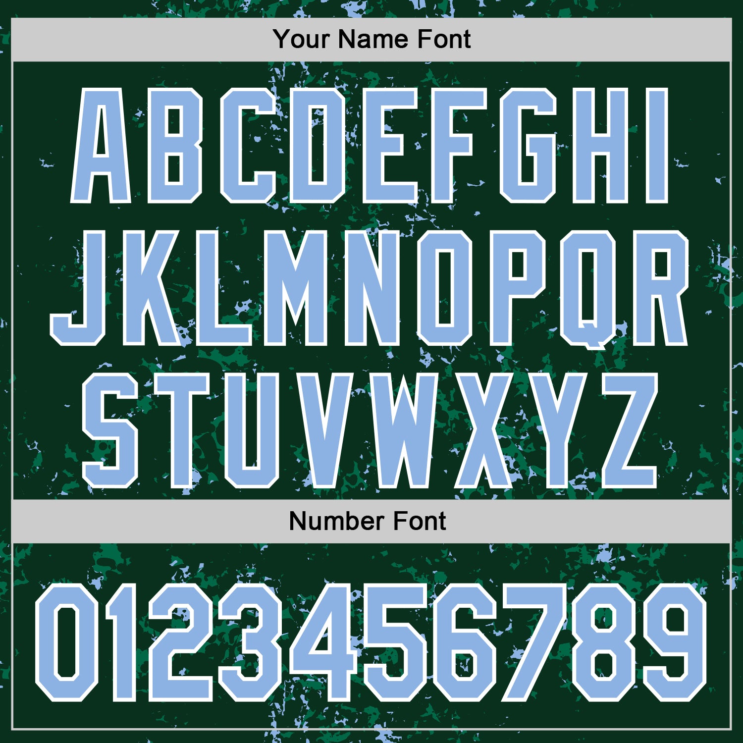 Custom Green Light Blue Kelly Green-White Fragment Pattern Bomber Full-Snap Varsity Letterman Hoodie Jacket