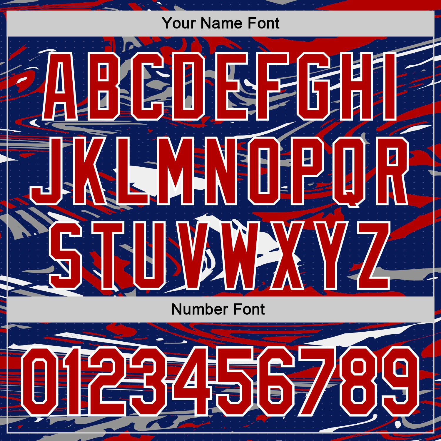 Custom Figure Red Royal-White Fluid Pattern Bomber Full-Snap Varsity Letterman Hoodie Jacket