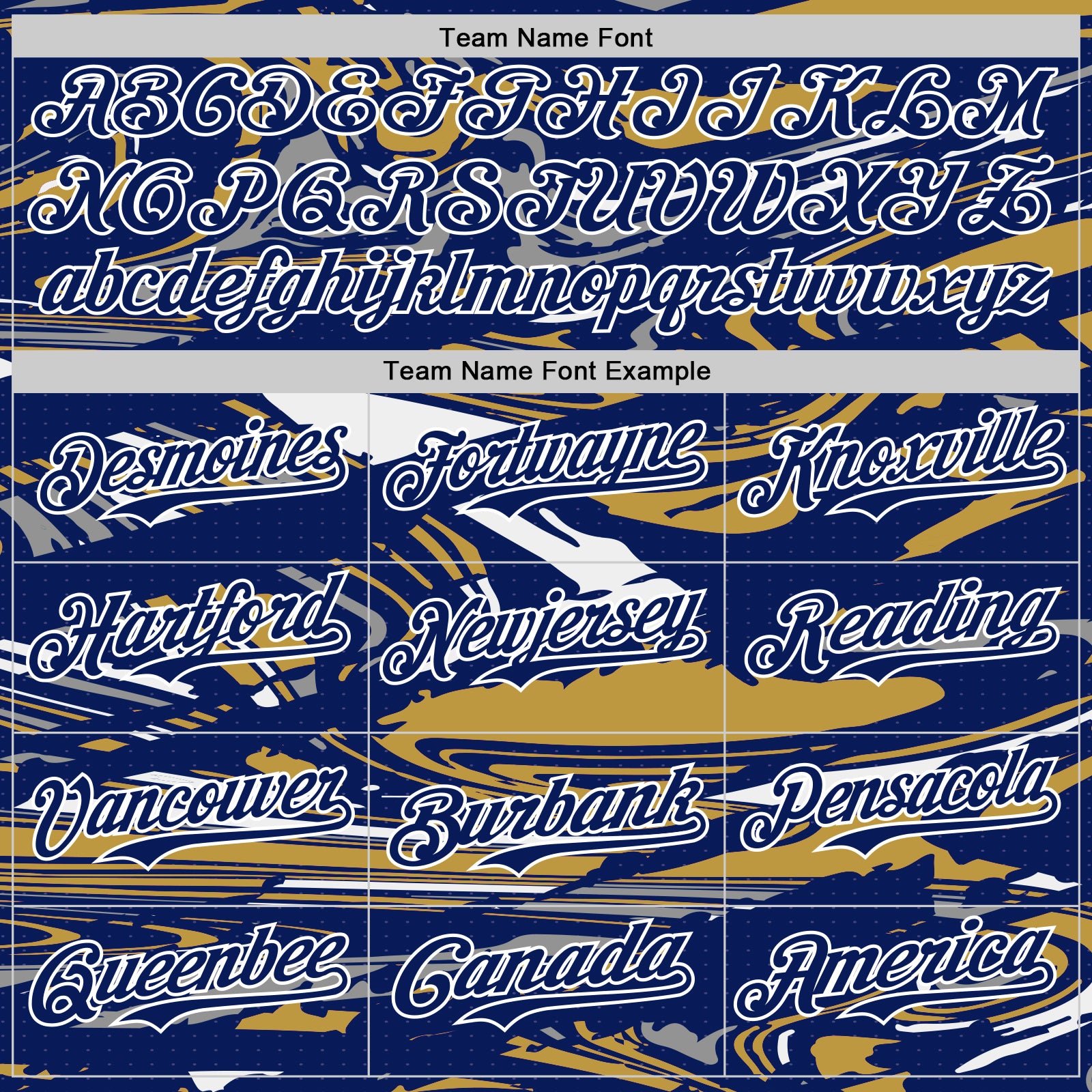 Custom Figure Royal Old Gold-White Fluid Pattern Bomber Full-Snap Varsity Letterman Hoodie Jacket