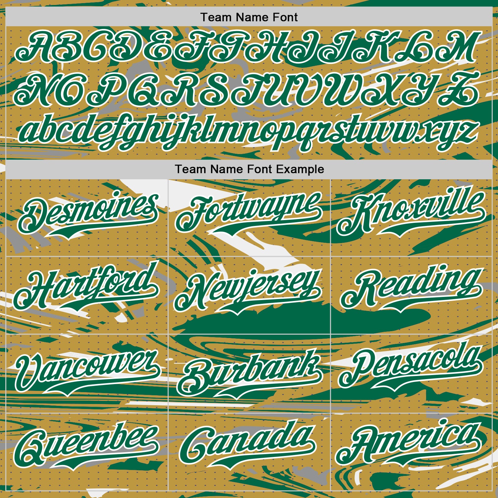 Custom Figure Kelly Green Old Gold Black-White Fluid Pattern Bomber Full-Snap Varsity Letterman Hoodie Jacket