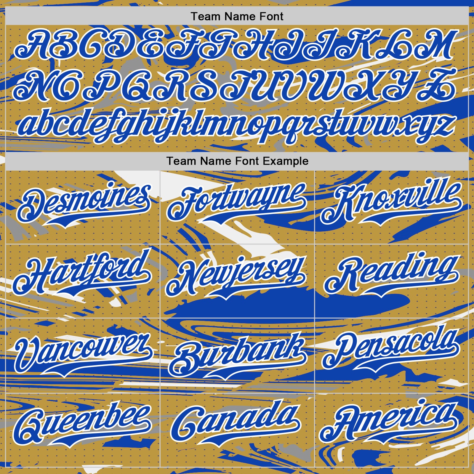 Custom Figure Thunder Blue Old Gold Black-White Fluid Pattern Bomber Full-Snap Varsity Letterman Hoodie Jacket