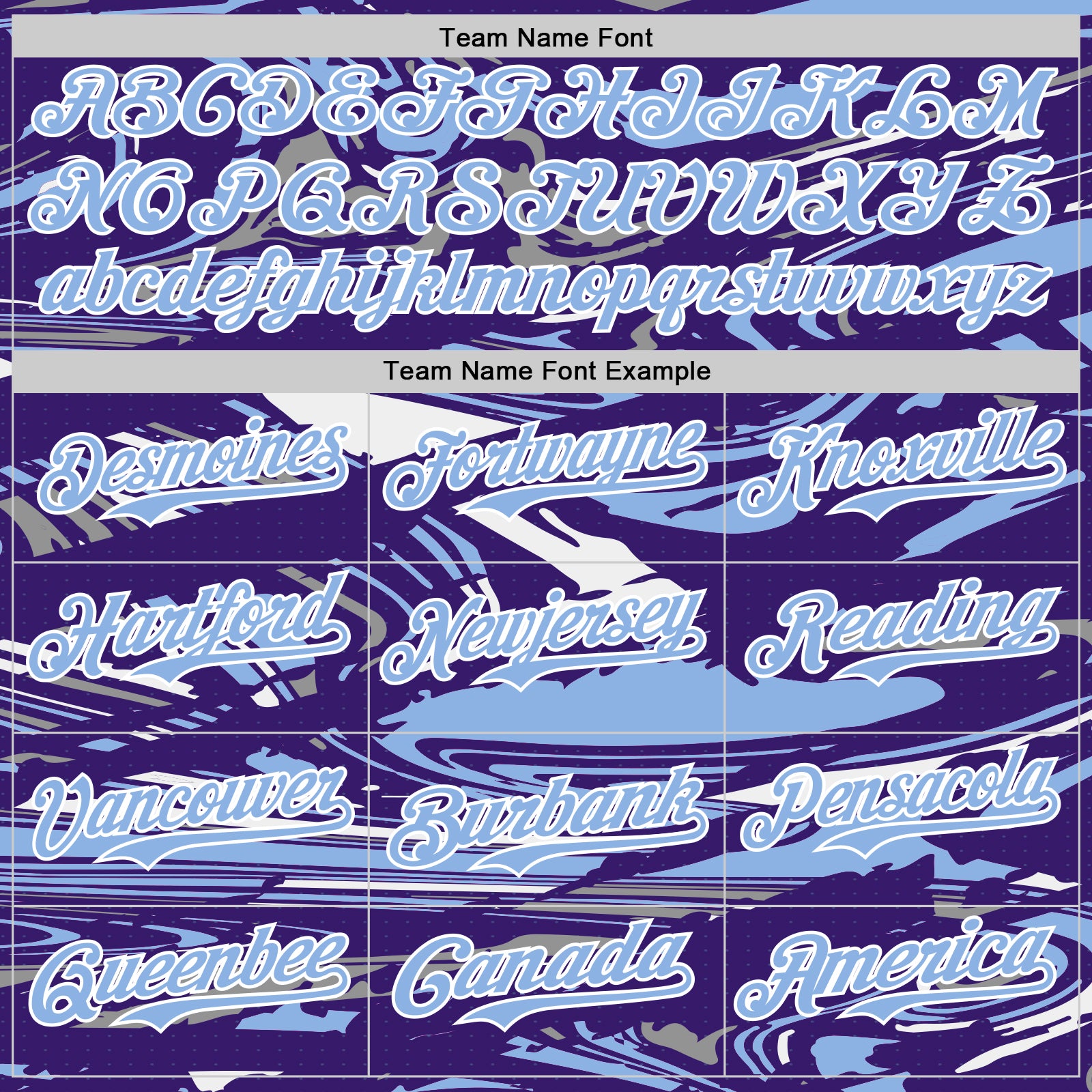 Custom Figure Light Blue Purple-White Fluid Pattern Bomber Full-Snap Varsity Letterman Hoodie Jacket