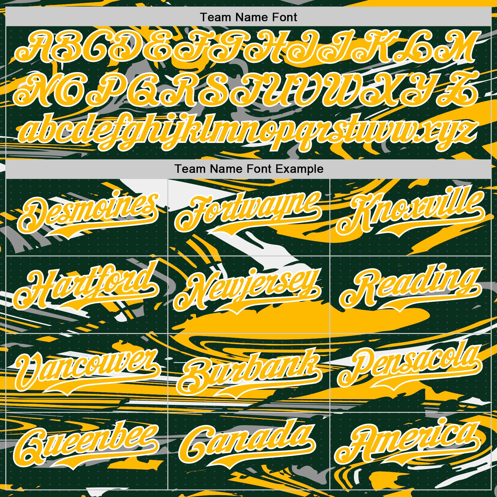 Custom Figure Gold Green-White Fluid Pattern Bomber Full-Snap Varsity Letterman Hoodie Jacket