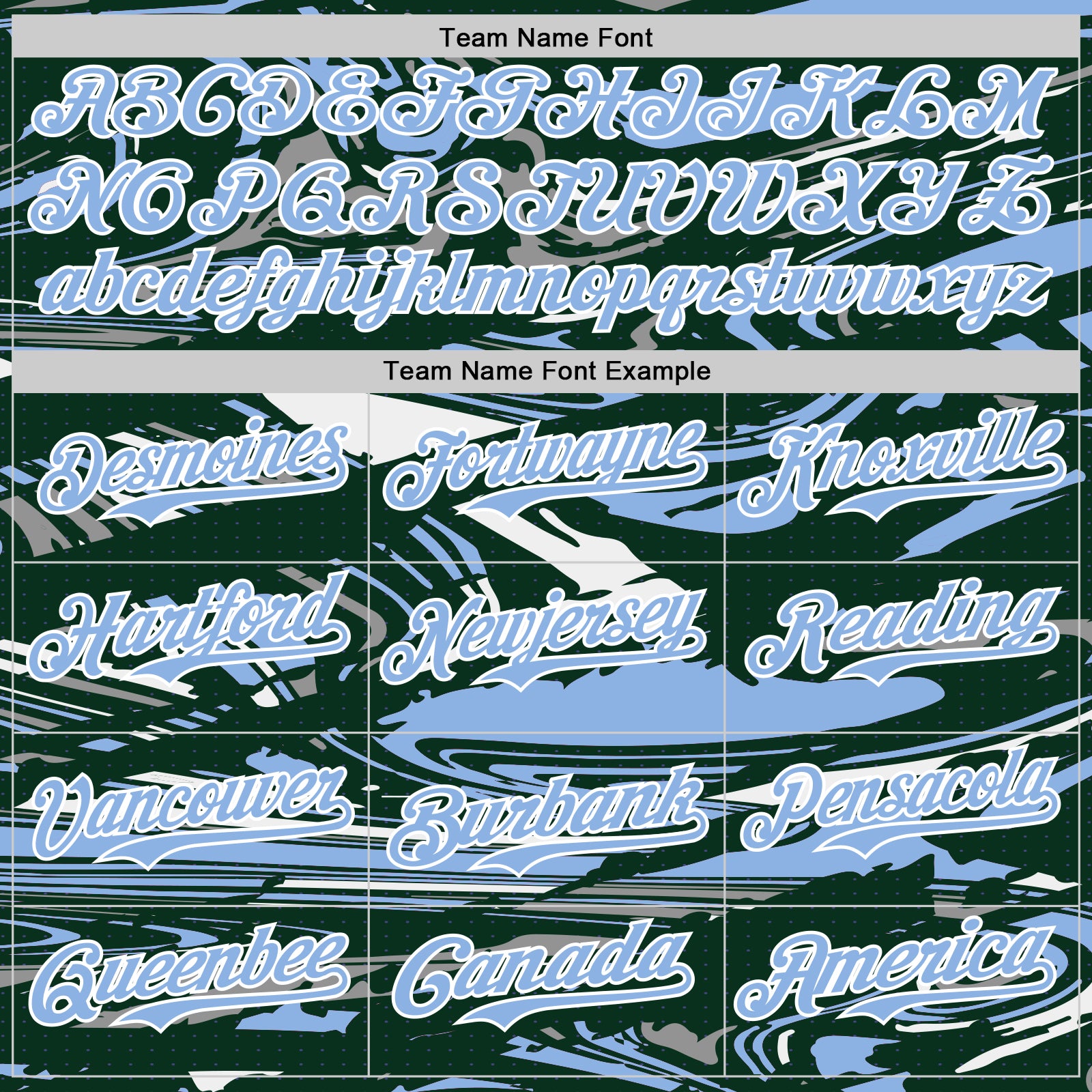 Custom Figure Light Blue Green-White Fluid Pattern Bomber Full-Snap Varsity Letterman Hoodie Jacket