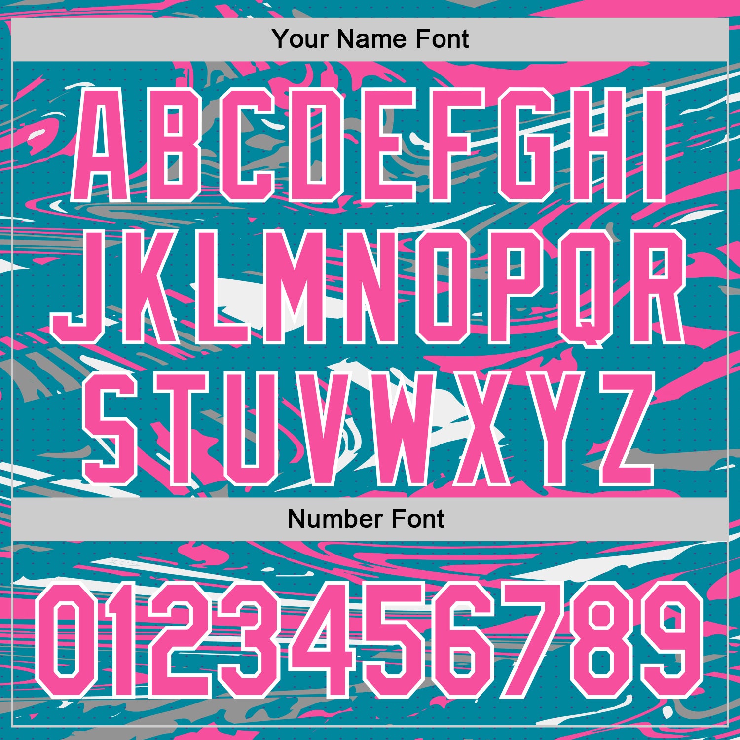 Custom Figure Pink Teal-White Fluid Pattern Bomber Full-Snap Varsity Letterman Hoodie Jacket