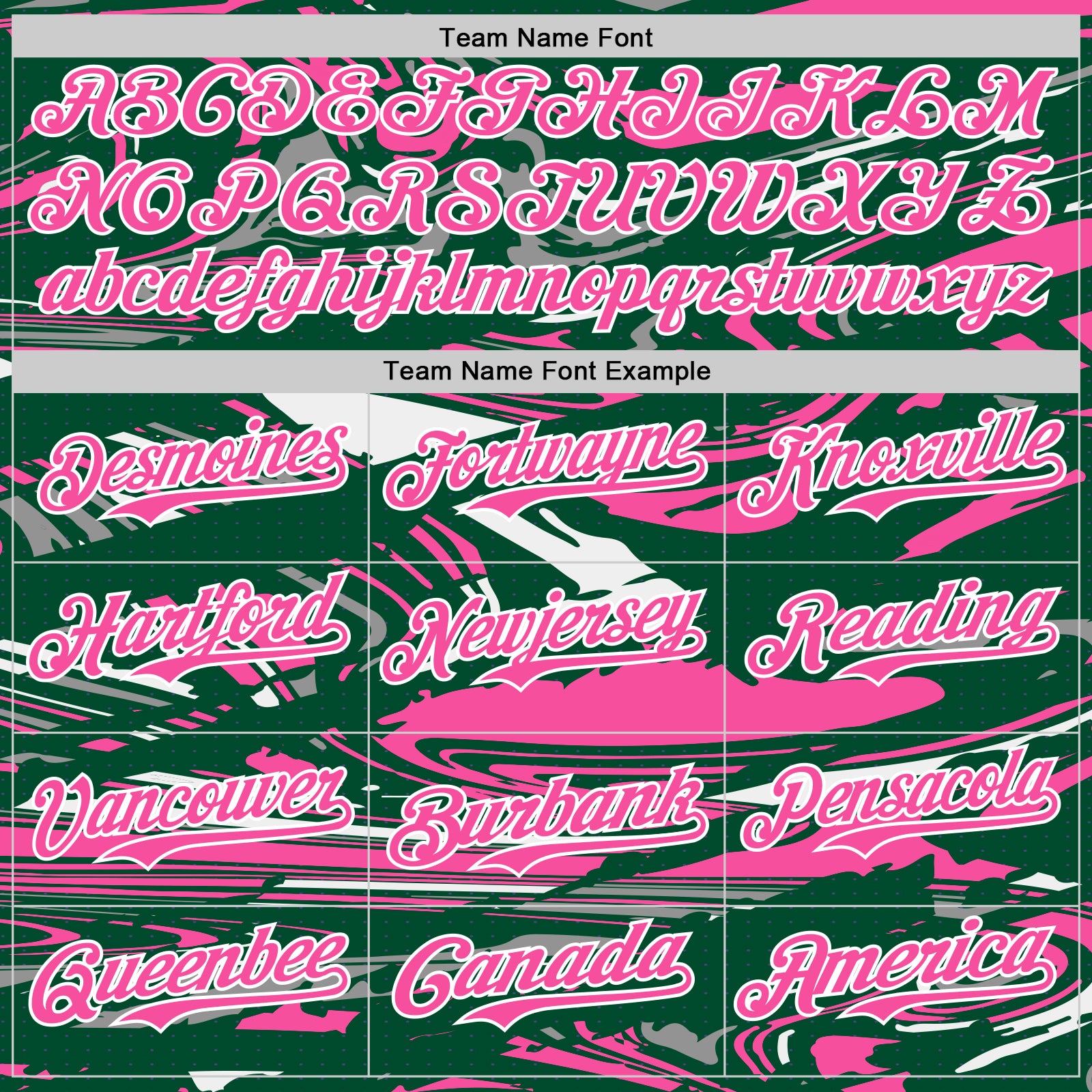 Custom Figure Pink Kelly Green-White Fluid Pattern Bomber Full-Snap Varsity Letterman Hoodie Jacket