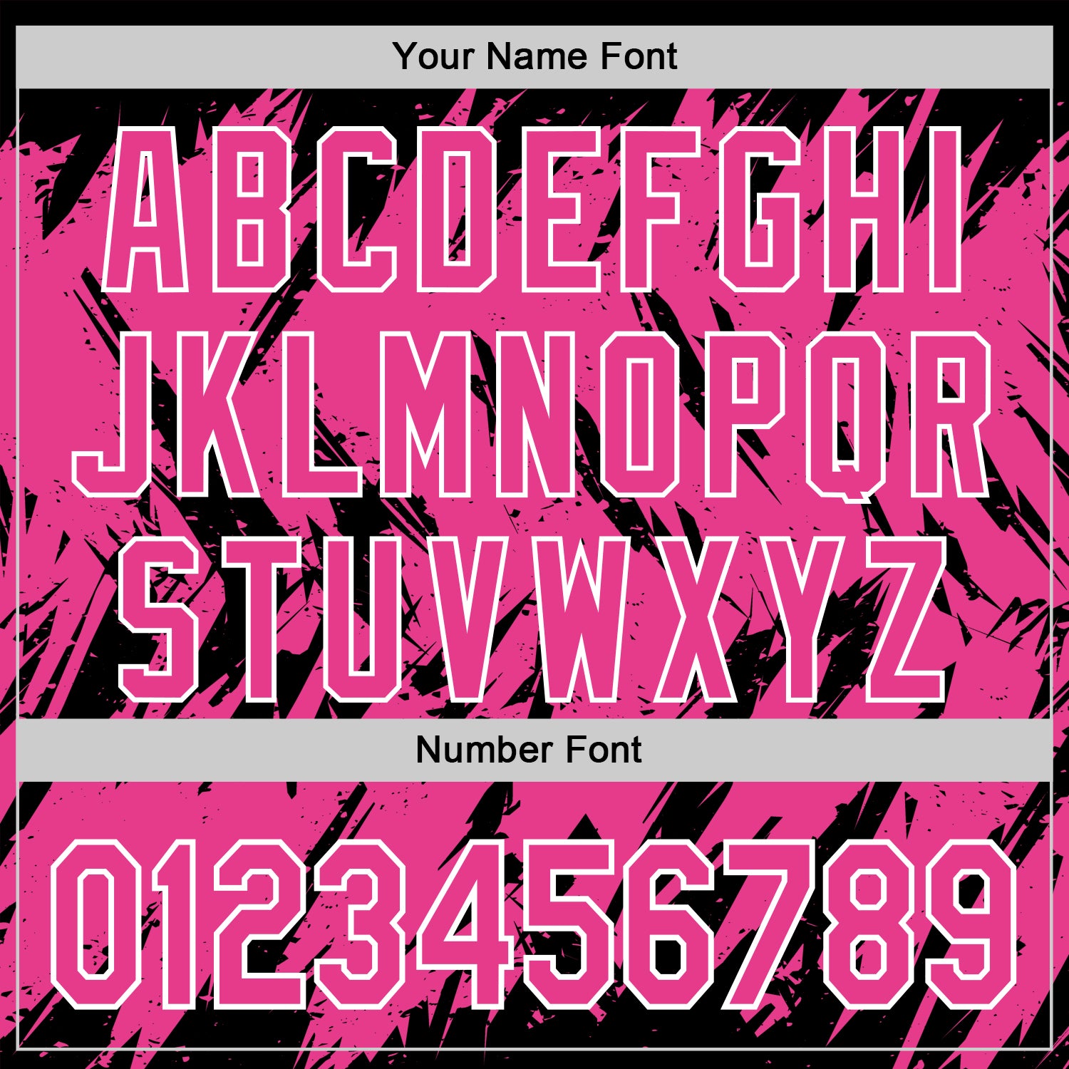 Custom Black Pink-White Abstract Sharp Shape Fragment Pattern Bomber Full-Snap Varsity Letterman Hoodie Jacket